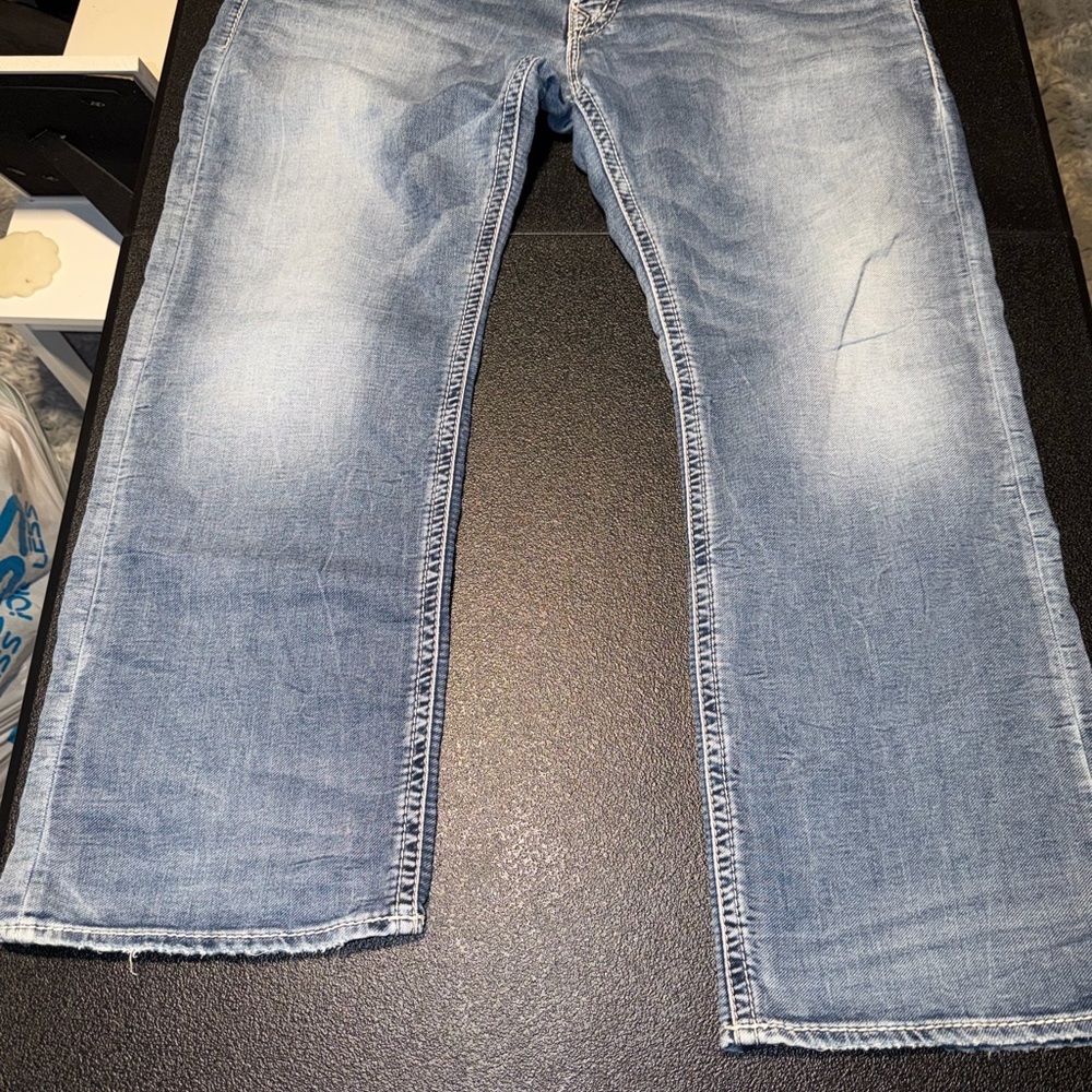 Silver Jeans Men's Relaxed Fit Jeans - Faded Blue